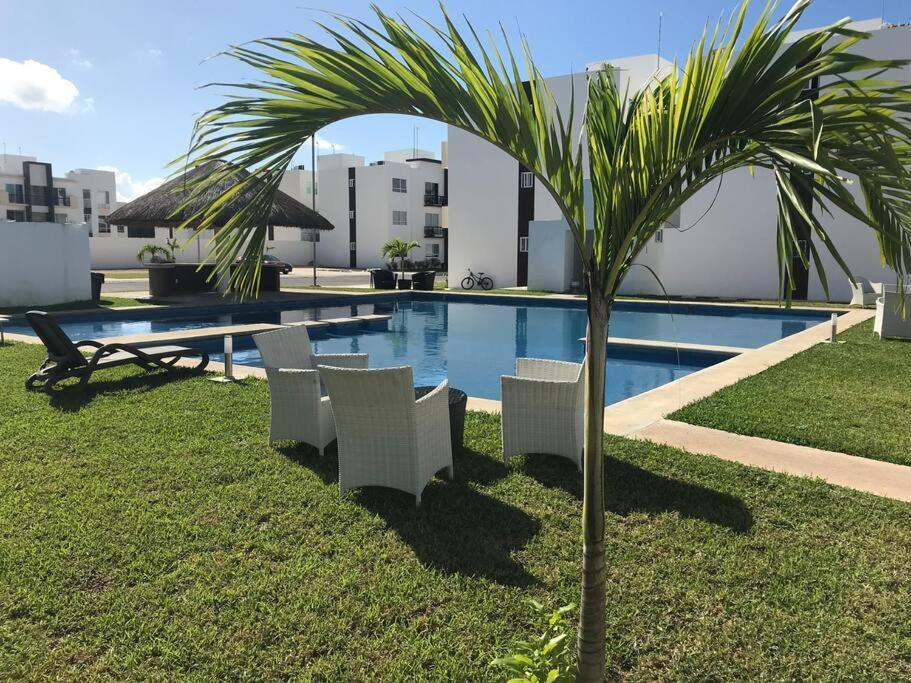 Ferienwohnung Depa De Playa C/Alberca Cerca De La 5A Avenida Playa del Carmen Exterior foto