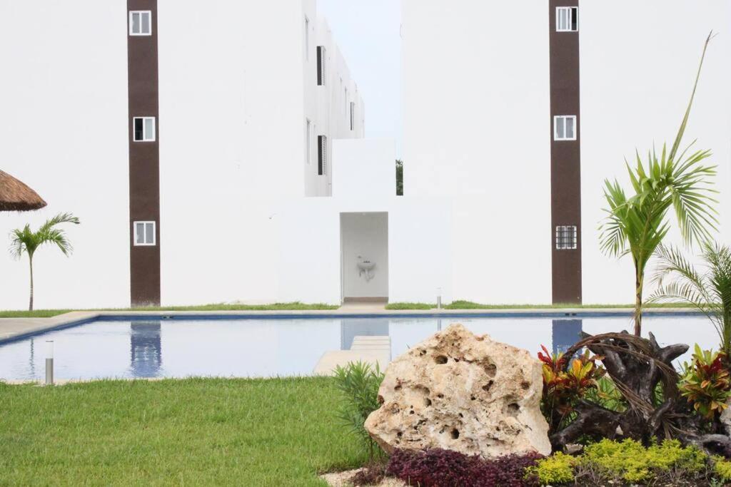 Ferienwohnung Depa De Playa C/Alberca Cerca De La 5A Avenida Playa del Carmen Exterior foto
